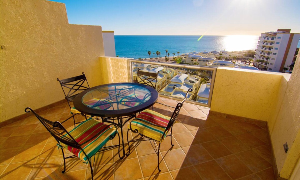 Sandy Beach Condo | Beautiful 1½ Bedroom Condo on the Sea of Cortez at Las Palmas Resort D-703A