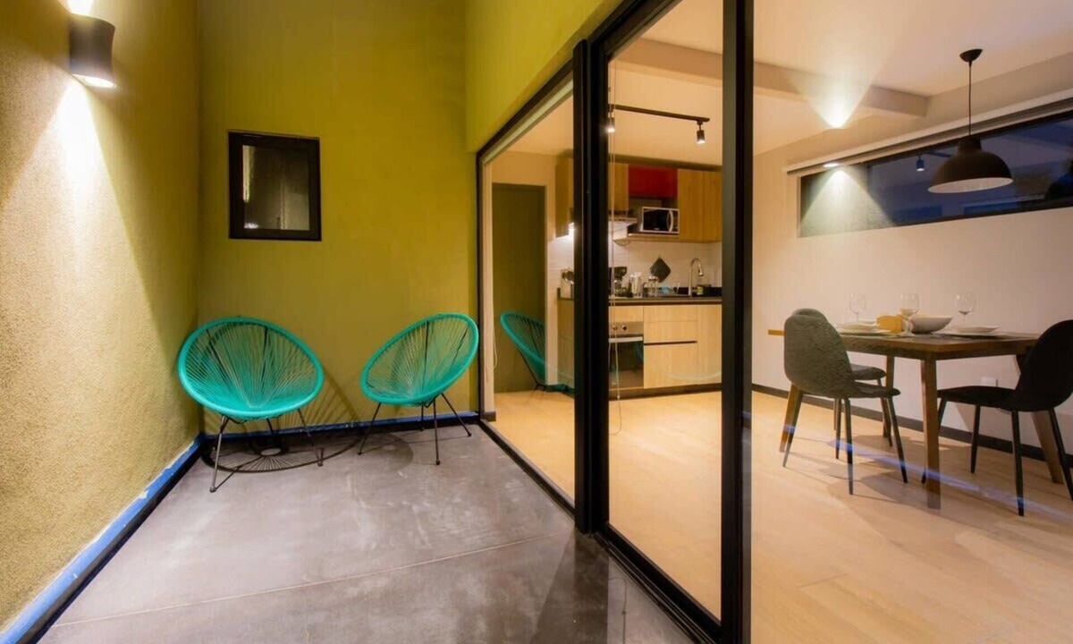 Escandon Apartment | Capitalia | Escandon Rooftop Garden | Patio views