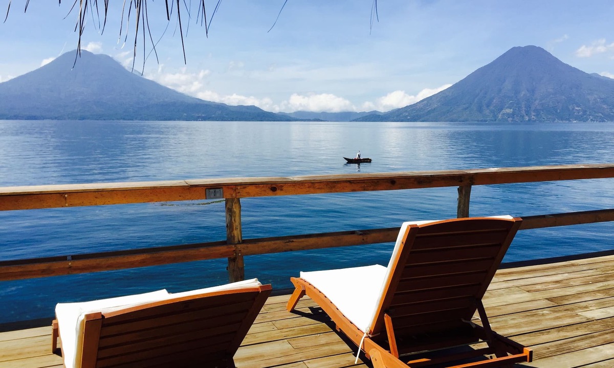Santa Cruz La Laguna House | Casa de Larry, Lakefront 3 Bedroom Villa, Private Deck and Palapa over the Lake