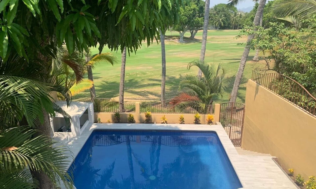 Marina Vallarta House | Casa Mojo - Pool overlooking the Marina Golf Course