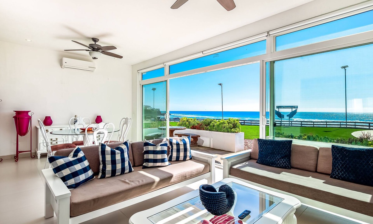 La Paloma Villa | Cheerful dog-friendly villa with beach views, outdoor pool, private patio, & AC
