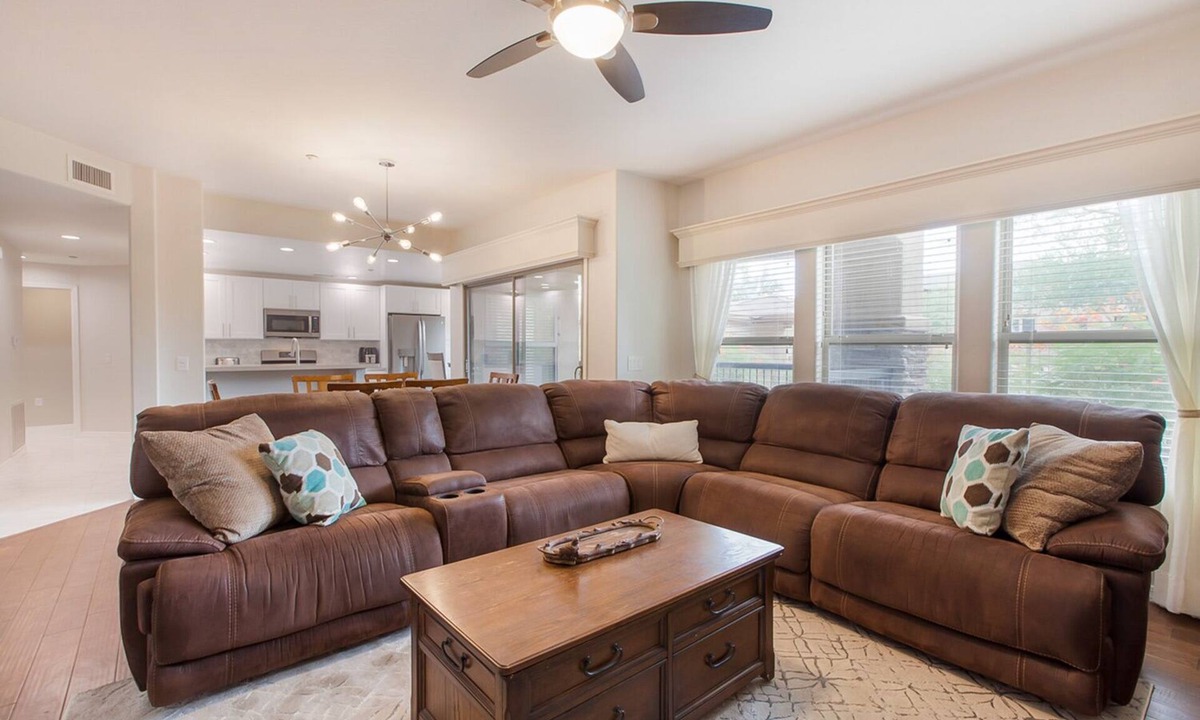 Desert View Village Condo | Completely Remodel Condo, Sleep Number I-8 bed with adjustable firmness.