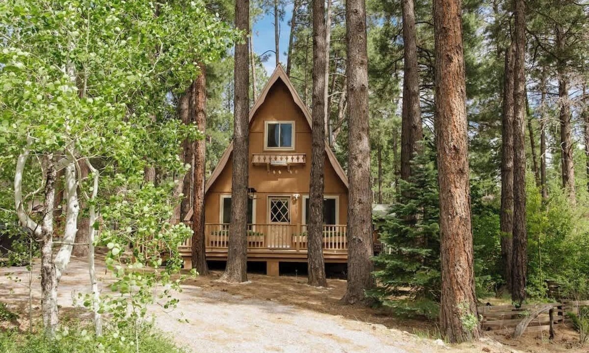 Kachina Village Cabin | Cozy A-Frame with Fenced Yard