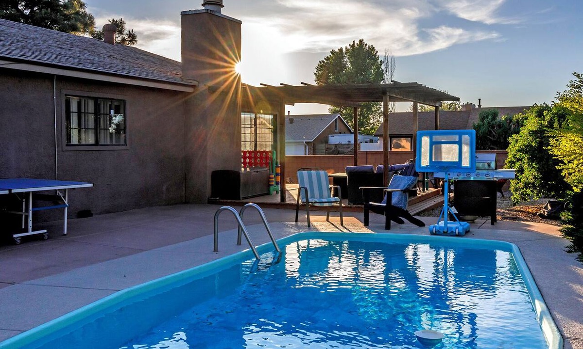 Northeast Heights House | Desert Oasis w/Pool ~ Spacious 4BR Retreat