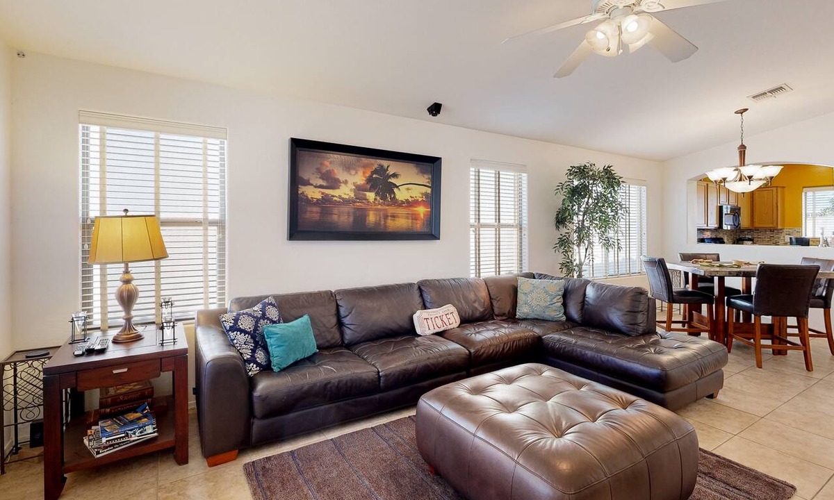 Power Ranch House | Desert oasis with an enclosed yard, firepit, washer/dryer, and central AC
