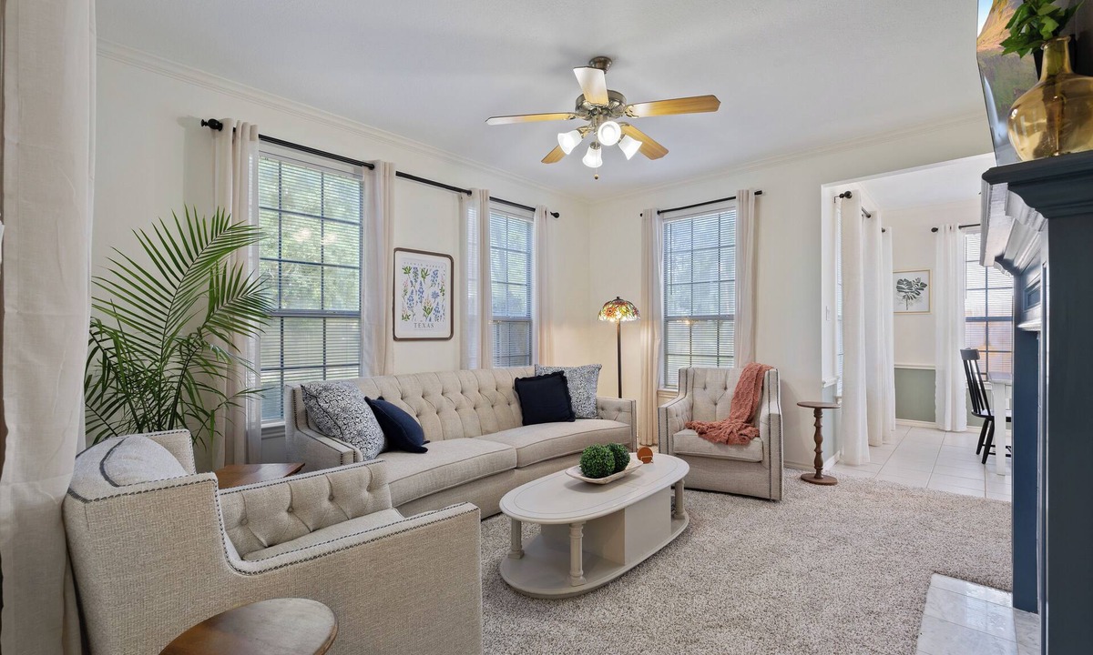 Montgomery House | Downtown Montgomery Gem- 4 Large Bedrooms and Full of Amenities