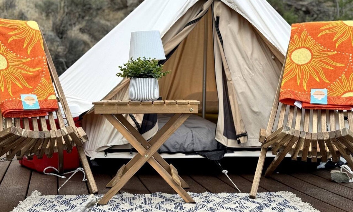 Nelson RV Rental | Luxurious and Comfy Bell Tent in the Stunning Nevada Desert