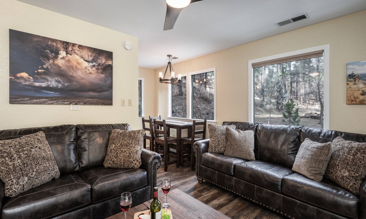 Ruidoso Cabin | Midtown Riverfront 3 | Pet Friendly, Hot Tub!
