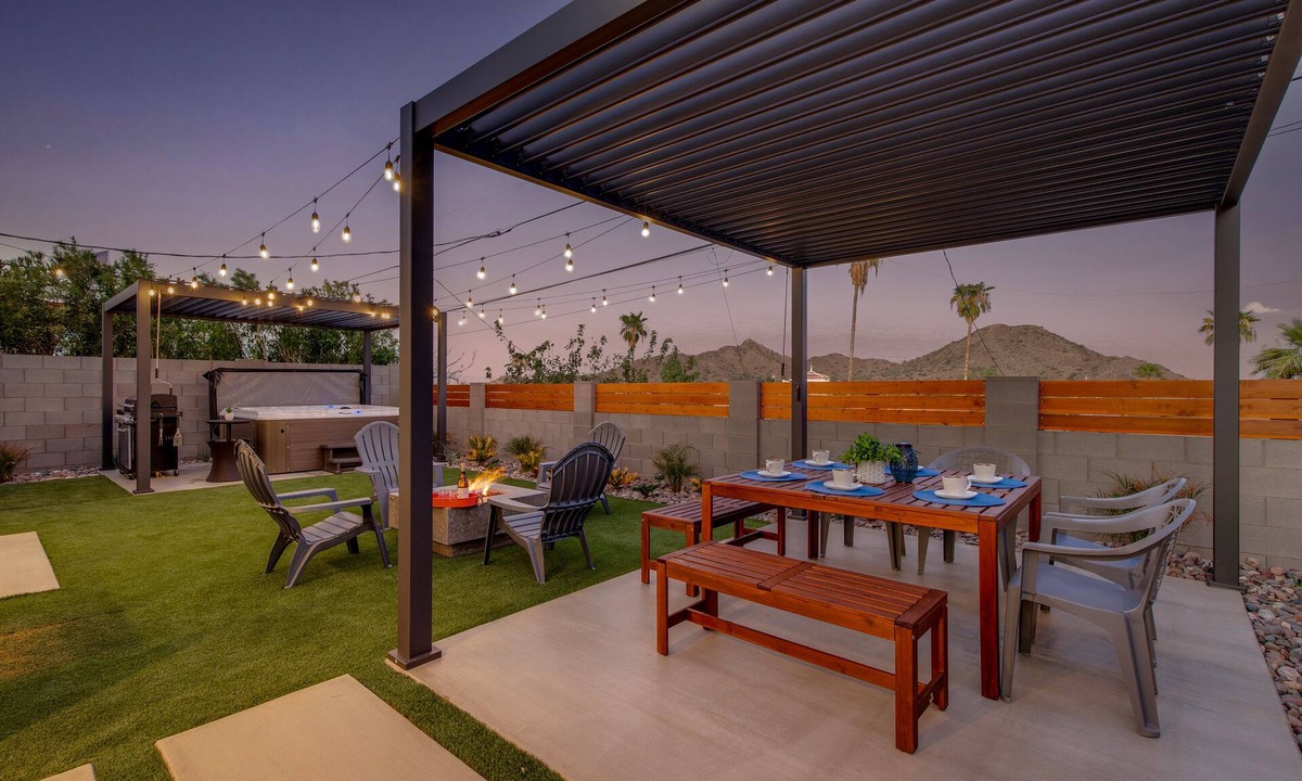 Paradise Valley Village House | Newly-Built Modern Home with Mountain/City Light Views