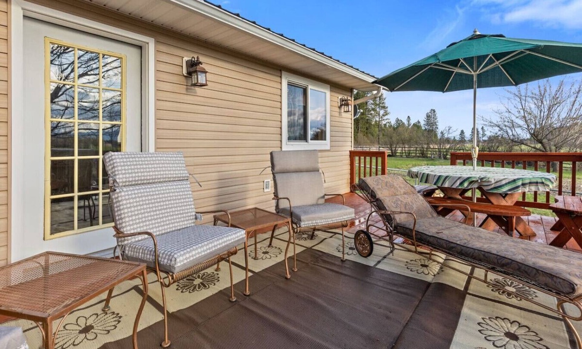 Kalispell House | Pet Friendly Home with Fishing Access and Fire Pit