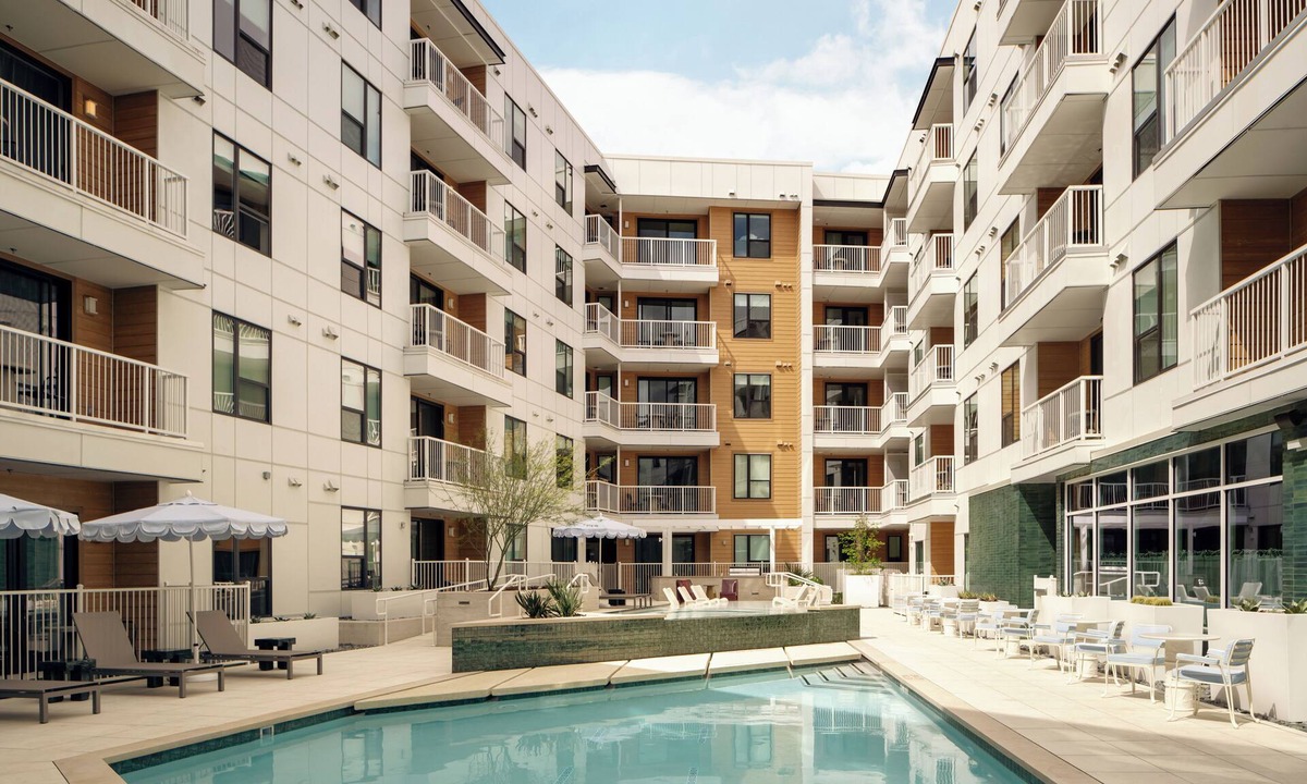 South Lamar Apartment | Private Balcony, Resort-Style Amenities, Pool, Dining, Terrace, Views | The Code