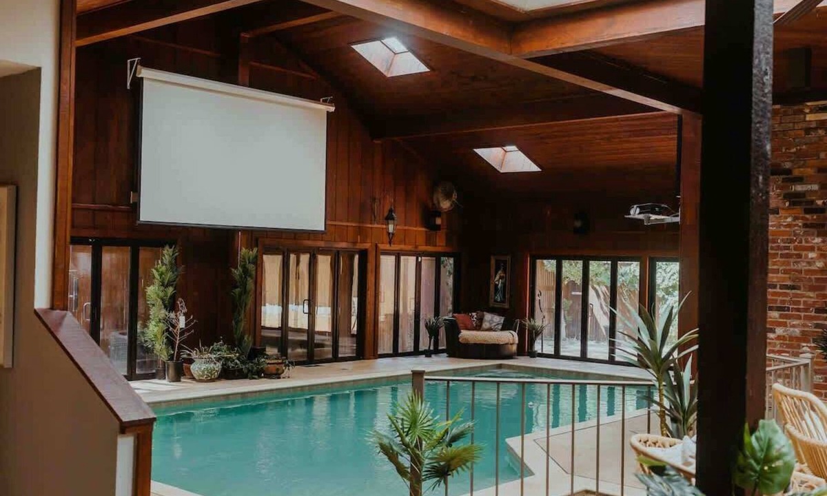 Amarillo House | Private indoor mineral pool & spa retreat house