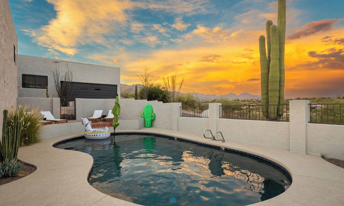 Cimarron Foothills Estates House | Private Pool Oasis Desert Views Game Room