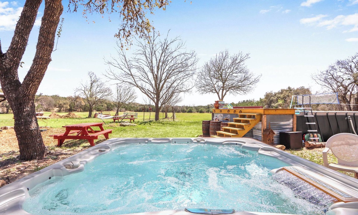 Blanco House | Secluded Hill Country Oasis: Pool, Spa, Sauna and Stargazing