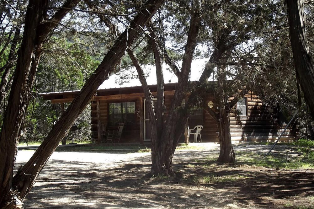 Vanderpool Cabin | Texas Hill Country Glamping in this Rustic Cabin - Perfect for Family Vacations in the South