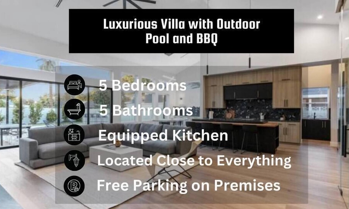 Olivette Estates Villa | The Mason - Luxurious Paradise in Phoenix with Heated Pool