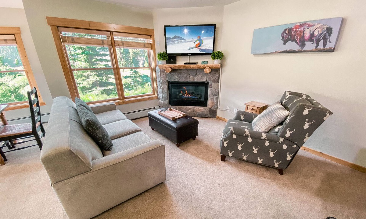 Mountain House Condo | Updated Condo | Hot Tubs, Patio & Mountain Views