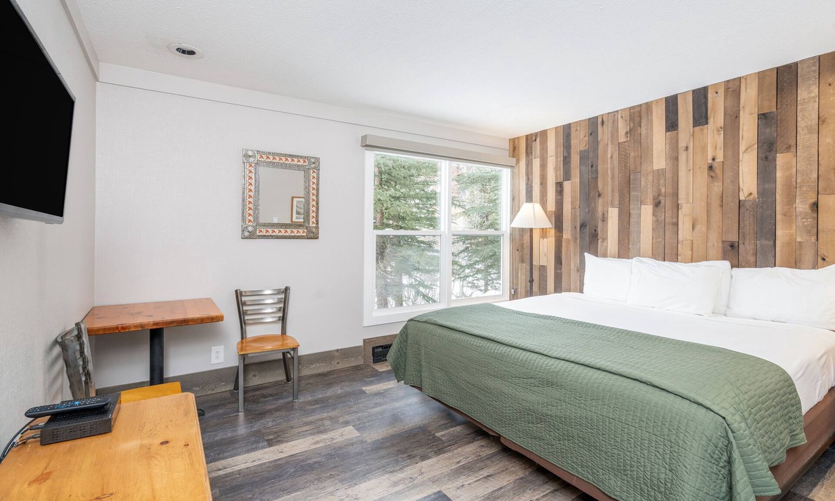 Telluride Hotel | Updated Pet-Friendly Hotel Room With King Bed on the River