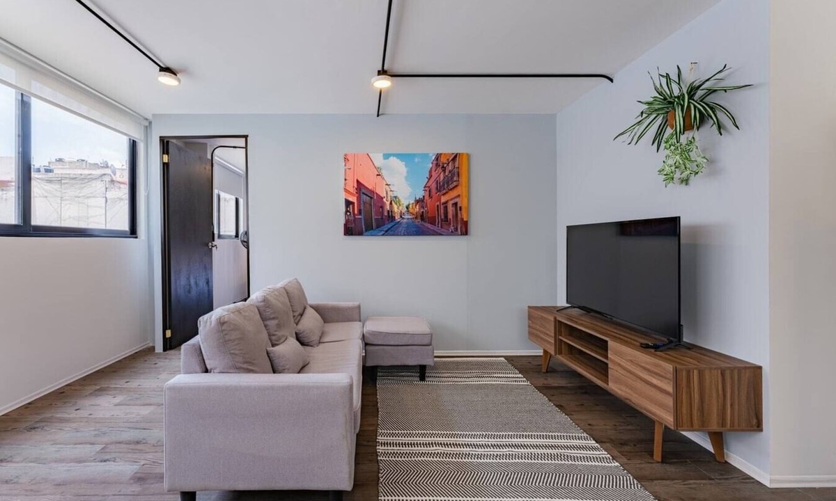 Xochimilco Apartment | VH | Loft Condesa | 1BR + Wifi and Rooftop | 290