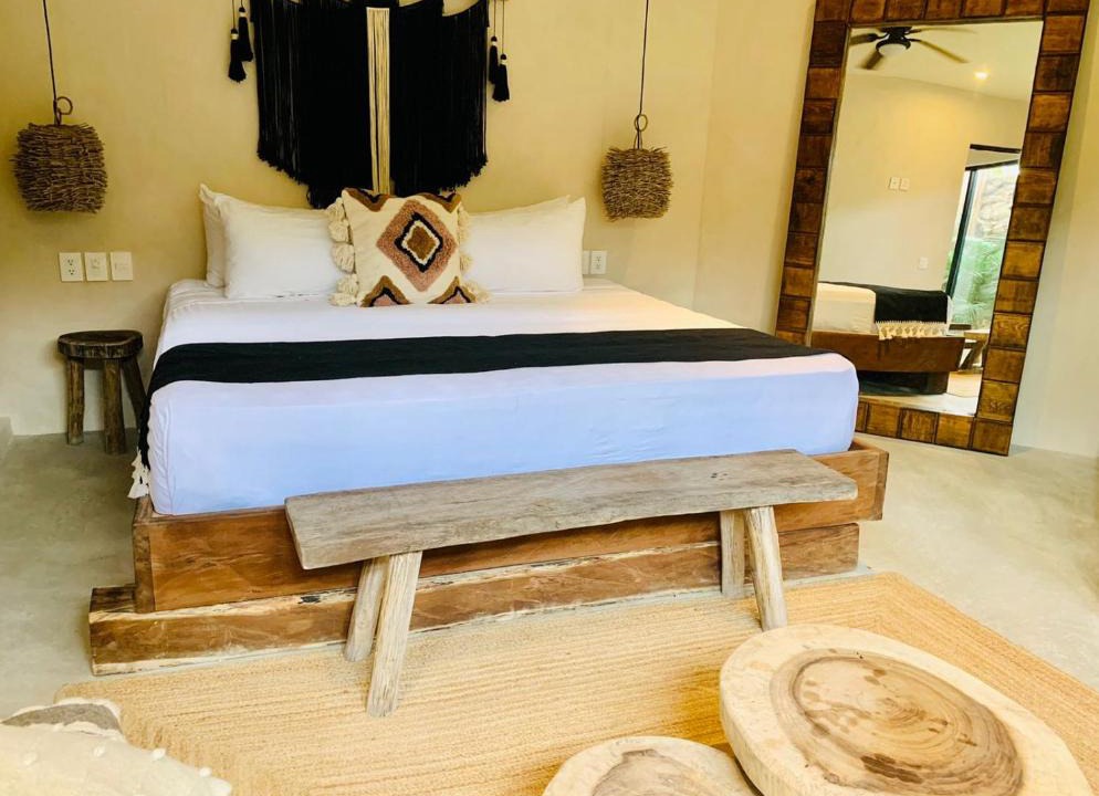 Tulum City Center Apartment | Vida Jungle Apart 1 with special fee to access Hotel Bardo