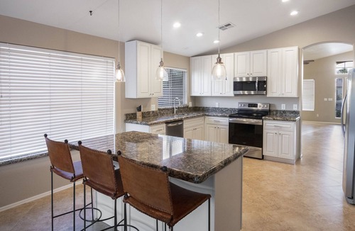 Cayman Square House | 100% Fresh Remodel complete! New Everything! Private Backyard and Sparkling Pool
