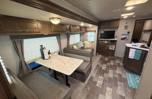 Holly Beach House | 2-bedroom recreational vehicle with AC in Holly Beach Cameron, La