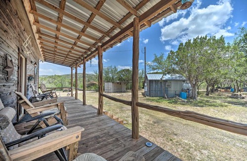 Sabinal House | 2 Rustic Cabins w/Porches on Remote Ranch!