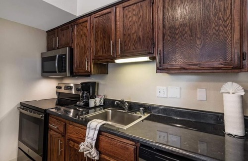 Biggs Field Hotel | 3 Relaxing Suites – Pet-Friendly, Kitchen Access, Pool, Parking & Breakfast