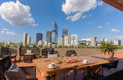 Providencia Apartment | 3BR · Country Club Guadalajara · cocina · rooftop bar · WiFi