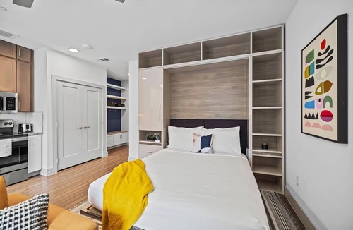 Waller Creek District Hotel | 4 Units | Perfect for Extended Stay | Sleek Apartment Near Iconic Spots & Dining