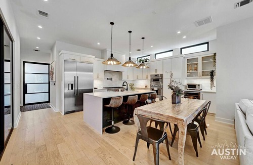 Holly Apartment | 4BR/3BA Home w/Pool & Patio, Pets OK | Parking & Tesla Charger, Walk Downtown