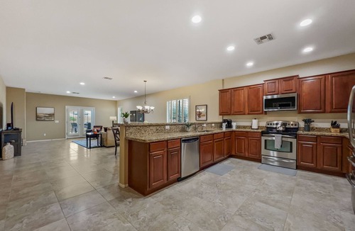 Seville House | 4BR w heated pool, office, fire pit
