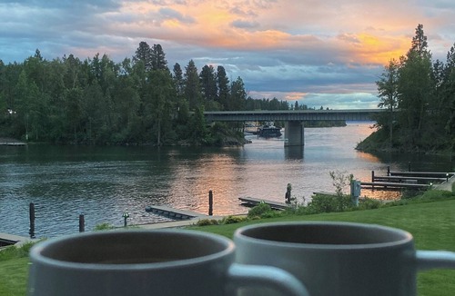Bigfork Condo | Amazing WATERFRONT GETAWAY with Views of Gorgeous Flathead Lake