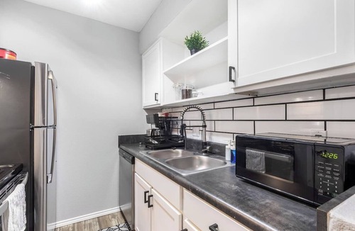 Central Arlington Apartment | Arlington 1BR | AT&T, Globe Life, 6 Flags, Parking