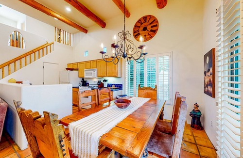 Rancho Villas House | Attractive home with private pool, spa, patio, AC, & W/D - near attractions