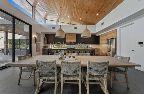Parker Lane House | Austin Grove Pool, Fire Pit & Forest Views