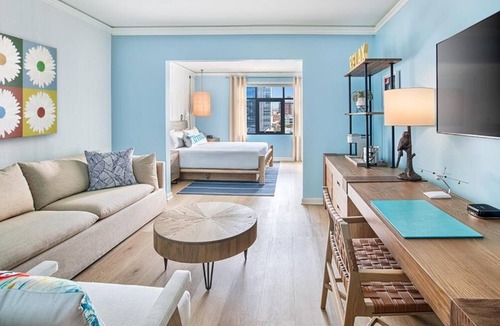 East Village Hotel | Authentic Beach Experience Room w/Lively Pool Bar, Onsite Parking Available