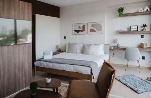 Roma Sur Hotel | BC503 Cozy Loft, Great Views, Fast Wifi, Balcony