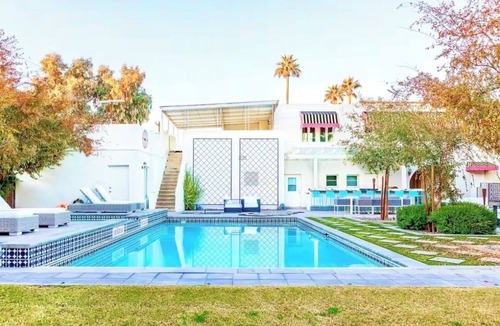 Encanto Ski Chalet | Beautiful 6-bedroom 1933 Chateau with heated pool and large play area in Phoenix