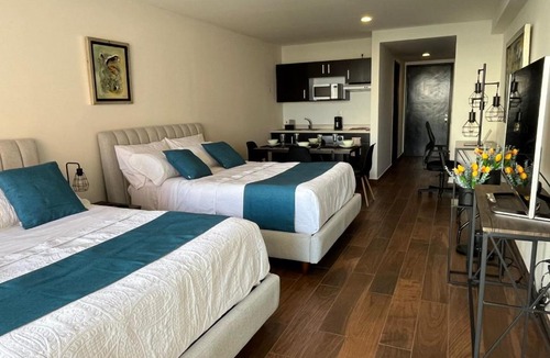 Huixquilucan Apartment | Bellísima Suite, 2 Camas Queen, Gym, en Interlomas