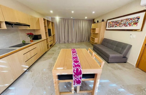 Crucecita Apartment | Bi-Aura Loft Modern Wellness in paradise - Rooftop Pool - Near Santa Cruz Bay