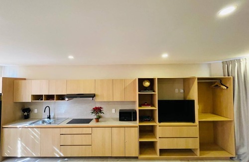 Crucecita Apartment | Bi-Aura Loft Modern Wellness in paradise - Rooftop Pool - Near Santa Cruz Bay