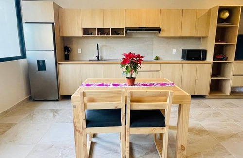 Crucecita Apartment | Bi-Aura Loft Modern Wellness in paradise - Rooftop Pool - Near Santa Cruz Bay
