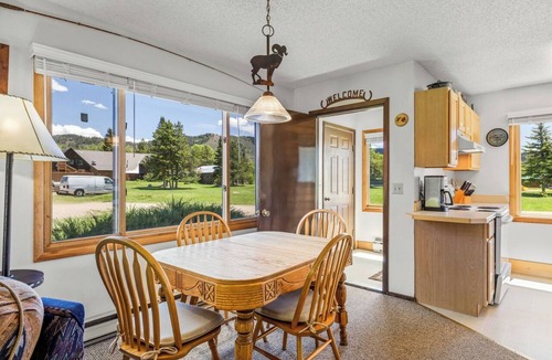 Clark Cabin | Big Horn - On the Elk River with view of Mt. Zirkel