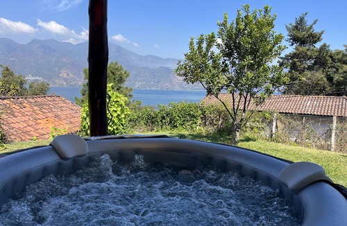San Pedro La Laguna Cottage | Boho Oasis with Jacuzzi and Lake View