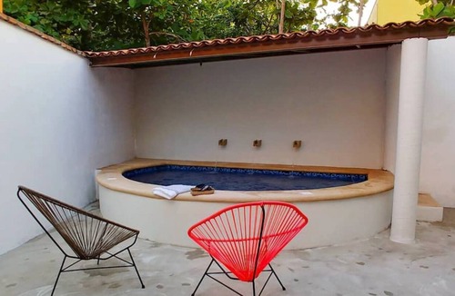 La Penita de Jaltemba Apartment | Boutique designer bachelor on the beach with plunge pool.