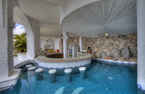 Conchas Chinas Villa | Breathtaking views over the entire Banderas bay from Villa Azul