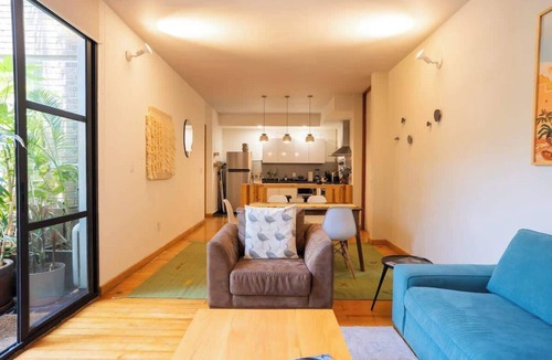 Escandon I Seccion Apartment | Bright 2BR condo with Stunning Patio in Escandon