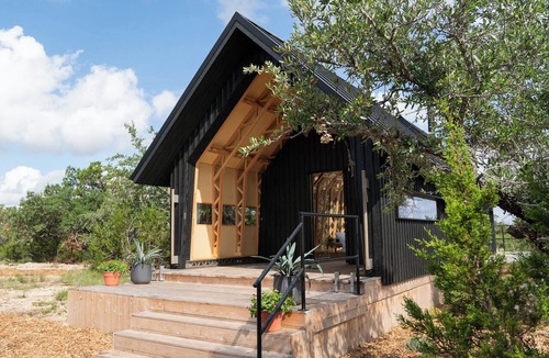Dripping Springs Cabin | Cabin ANNA - Architectural Cabin with Sliding Walls and Hidden Features
