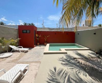 Chicxulub Puerto House | Casa con Piscina en Chixchulub a 100 m de la playa